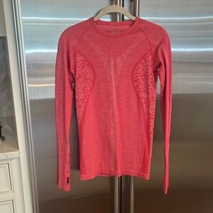 lululemon athletica Coral Long Sleeve Tee